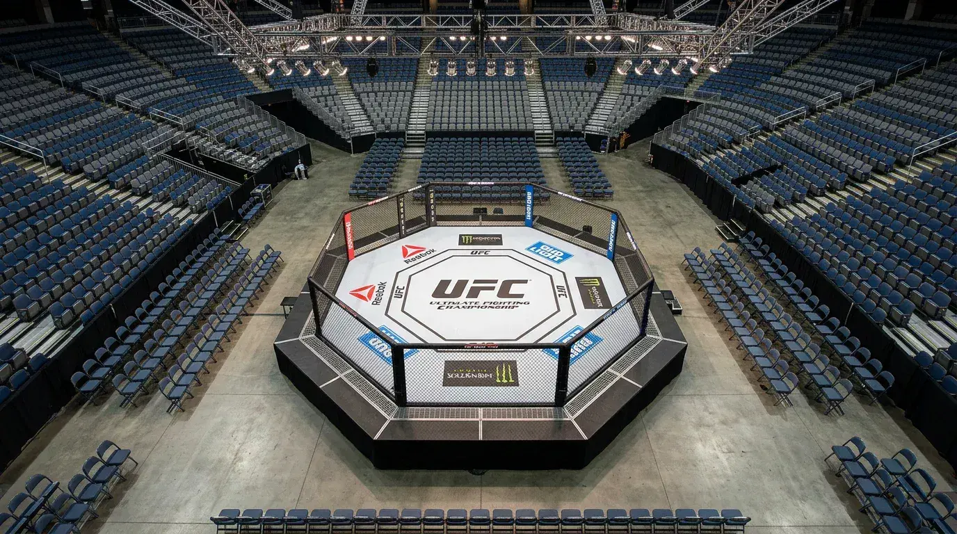 Cage size effect on UFC fights comparing standard and small octagon finish rates