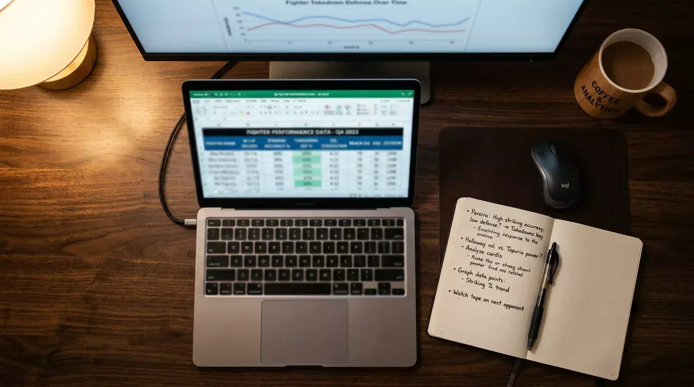 UFC betting data tools and analytics dashboard for MMA fight analysis