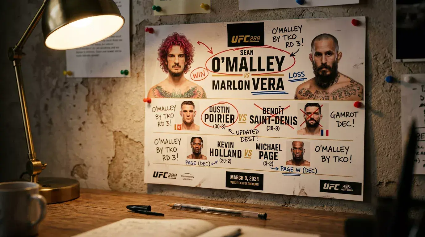 UFC fight card breakdown showing main card prelims and early prelims for betting analysis